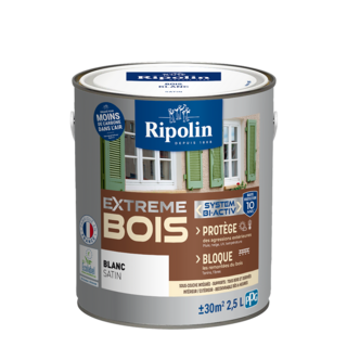 PEINTURE BOIS EXTERIEUR SATIN 0,5 L IVOIRE 